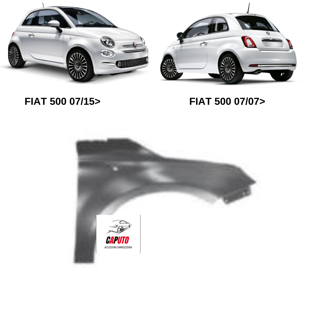 STAFFA PARAURTI POSTERIORE/DX FIAT 500 07/07>