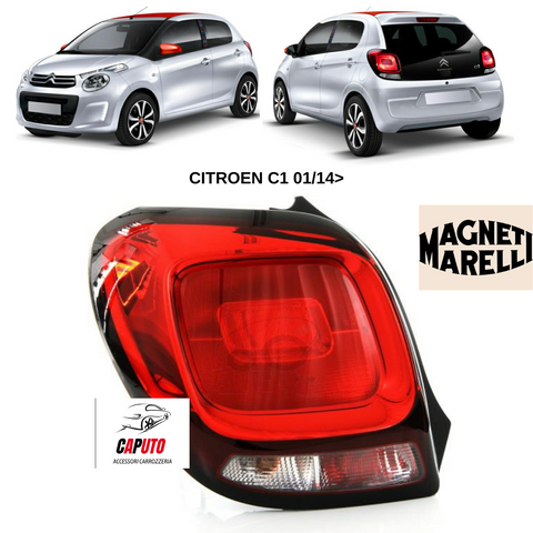 FANALE POSTERIORE/SX CITROEN C1 01/14>