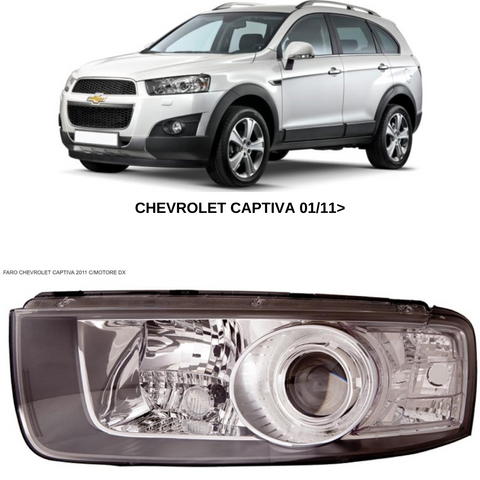 FARO SX C/MOTORE ELETTRICO CHEVROLET CAPTIVA 01/11>