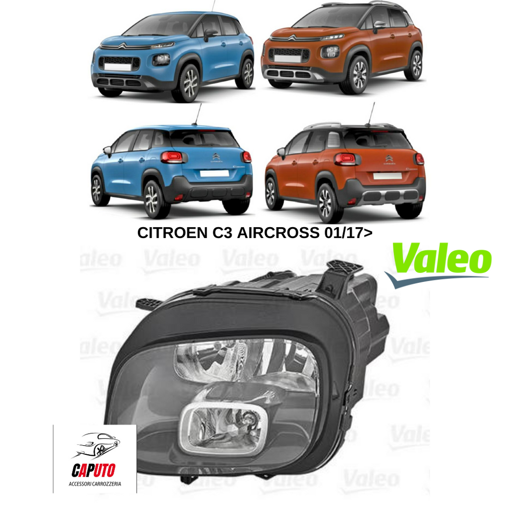 FARO SX C/FENDINEBBIA+LUCE DI SVOLTA CITROEN C3 AIRCROSS 01/17>C/LOGO