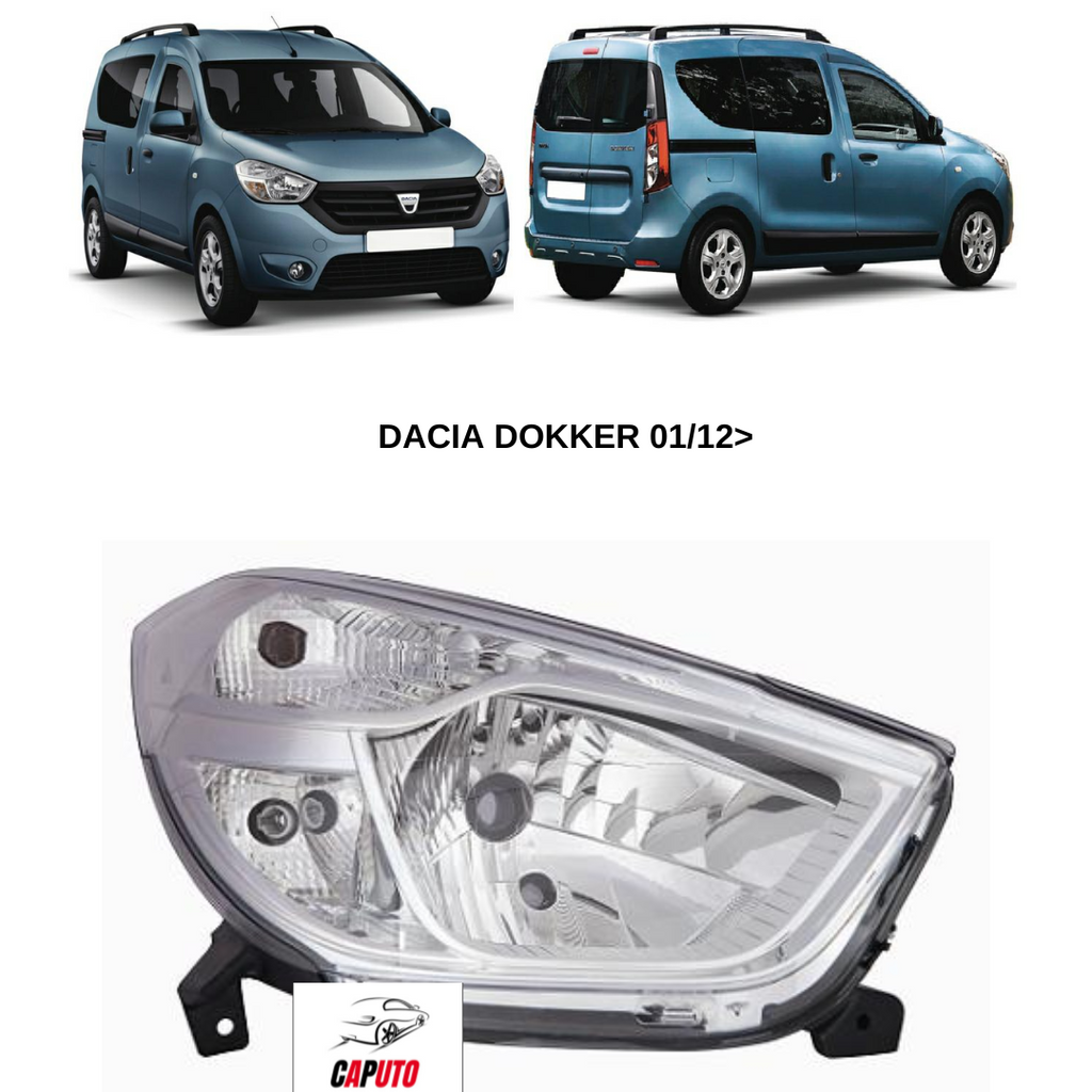 FARO DX H4 DACIA LODGY-DOKKER 01/12> PARABOLA CROMATA