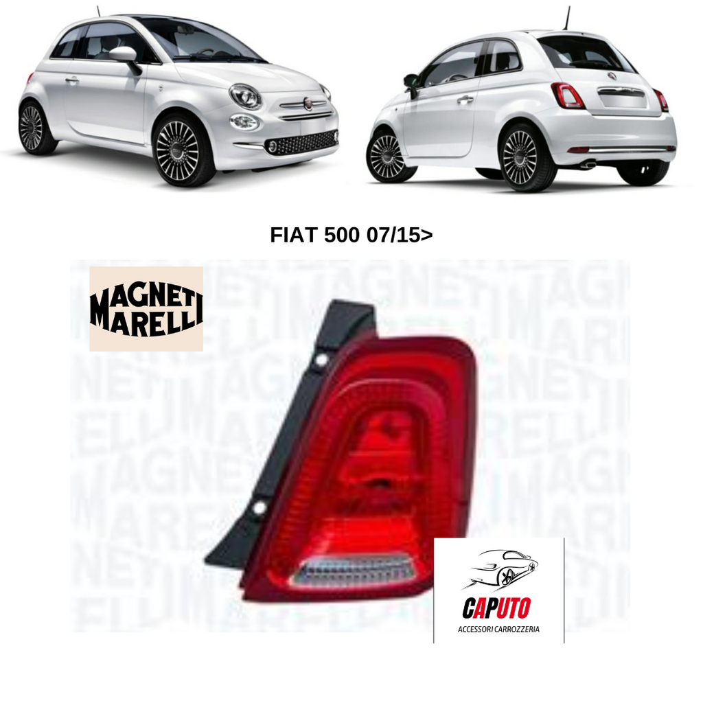 FANALE POSTERIORE/DX FIAT 500 07/15>