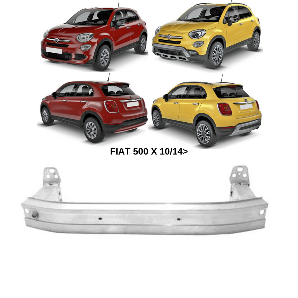 RINFORZO PARAURTI ANTERIORE FIAT 500 X 10/14> ALLUMINIO