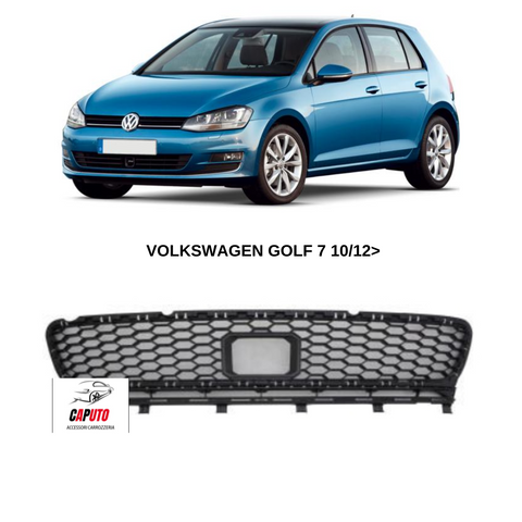 GRIGLIA PARAURTI ANTERIORE CENTRALE C/FORO VW GOLF 7 GTI 10/12>