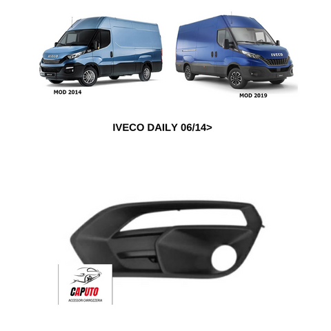 GRIGLIA PARAURTI ANTERIORE/SX CON FENDINEBBIA+DRL IVECO DAILY 01/19>