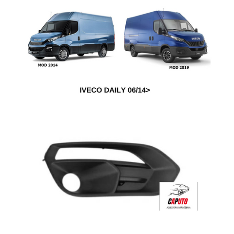 GRIGLIA PARAURTI ANTERIORE/DX CON FENDINEBBIA+DRL IVECO DAILY 01/19>