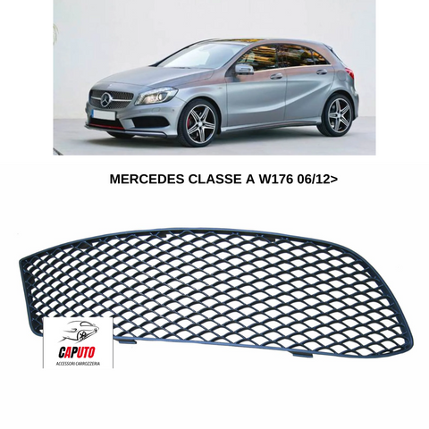 GRIGLIA PARAURTI ANTERIORE/SX ESTERNA MERCEDES CLASSE A W176 06/12> AMG