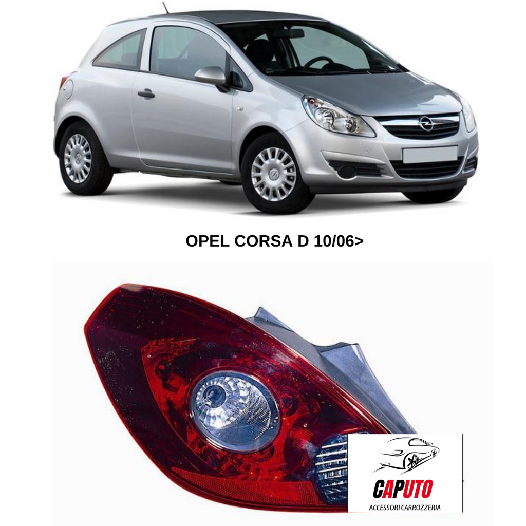 GRUPPO OTTICO POSTERIORE/SX FUME'ROSSO OPEL CORSA D 10/06> 3P OPC