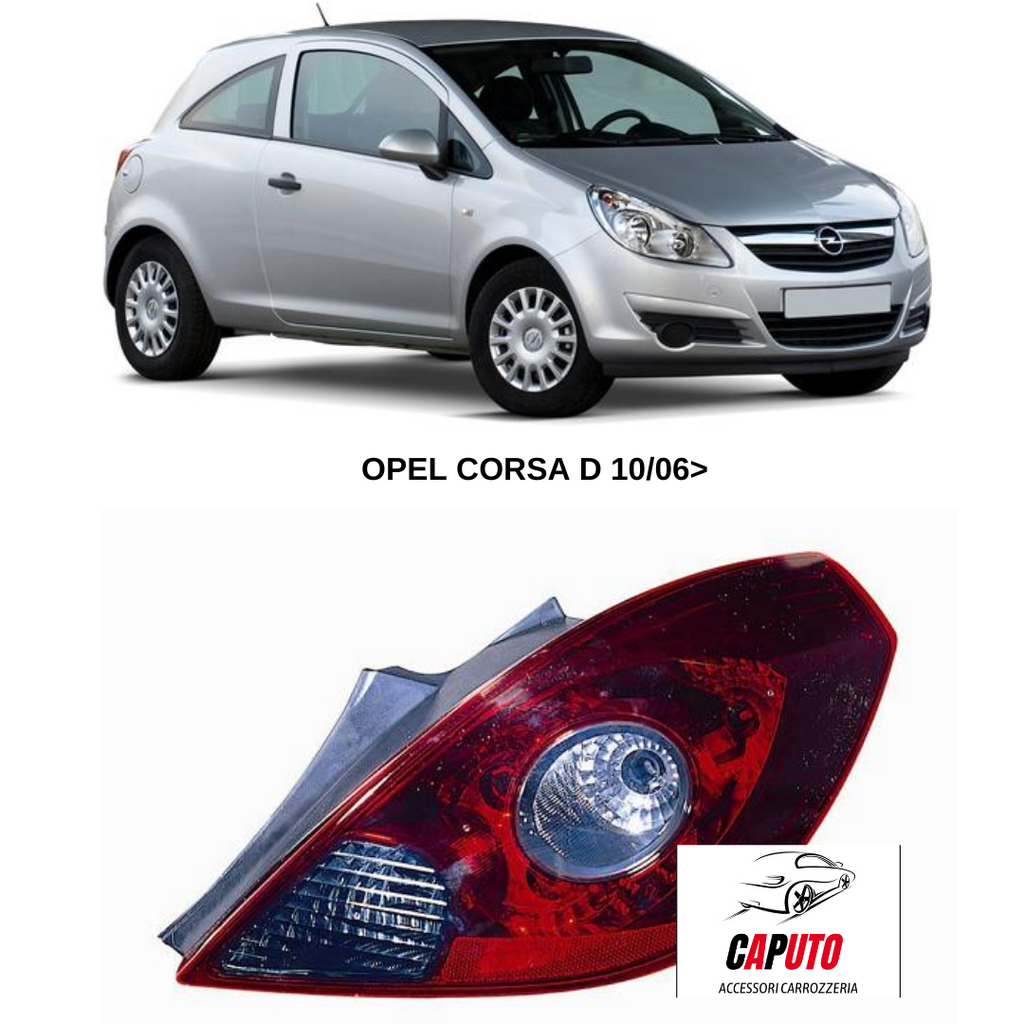 GRUPPO OTTICO POSTERIORE/DX FUME'ROSSO OPEL CORSA D 10/06> 3P OPC