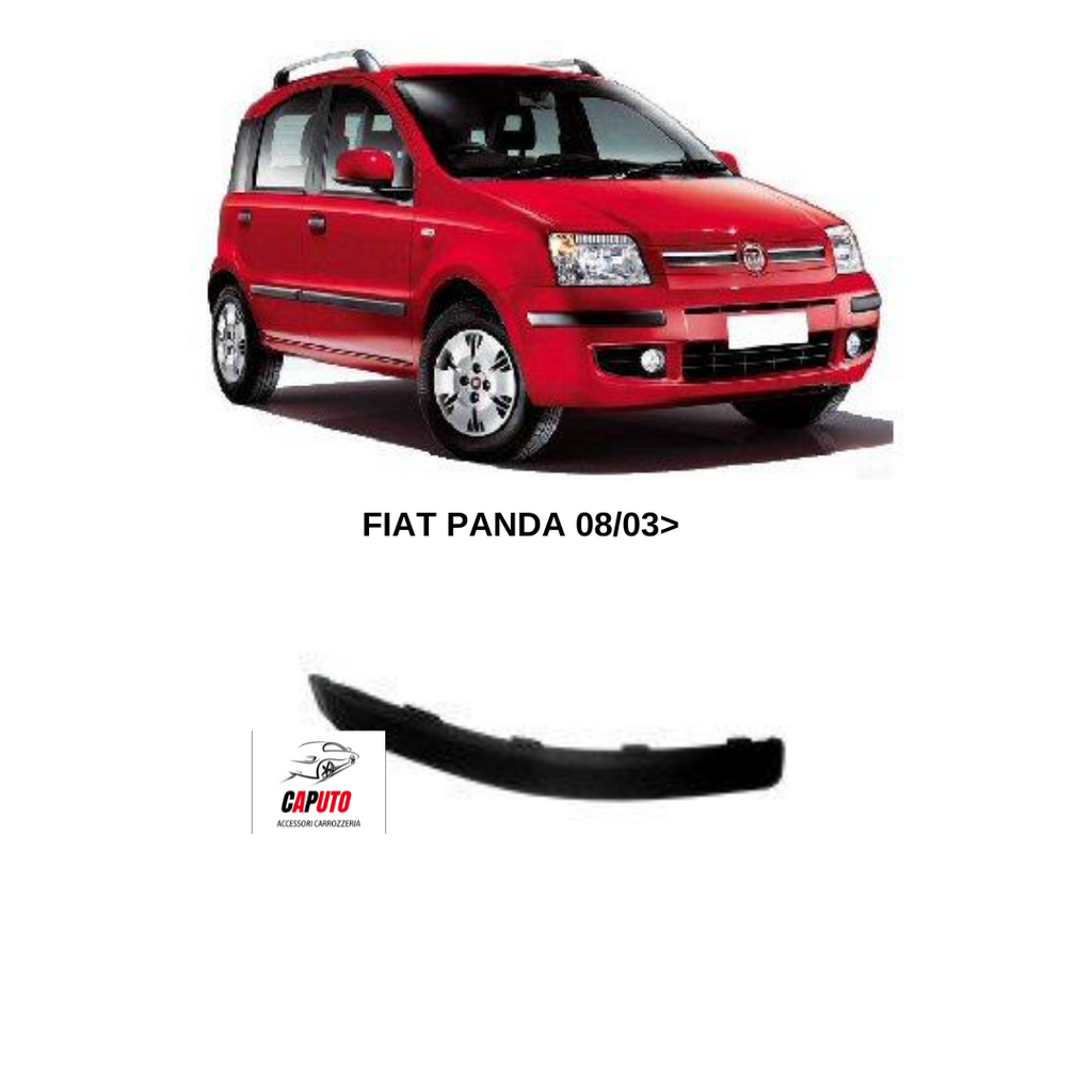 MODANATURA PARAURTI ANTERIORE/DX FIAT PANDA 08/03>