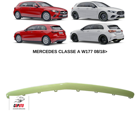 MODANATURA PARAURTI ANTERIORE GIALLA MERCEDES CLASSE A W177 08/18> AMG