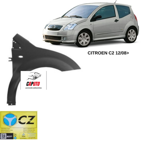 PARAFANGO ANTERIORE/DX CITROEN C2 10/03>11/08 C2 12/08>