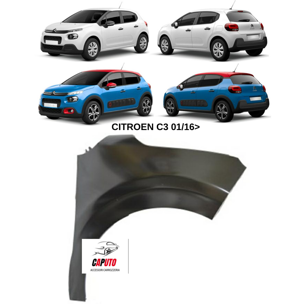 PARAFANGO ANTERIORE/DX CITROEN C3 01/16>