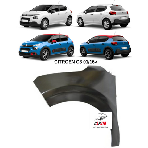 PARAFANGO ANTERIORE/SX CITROEN C3 01/16>