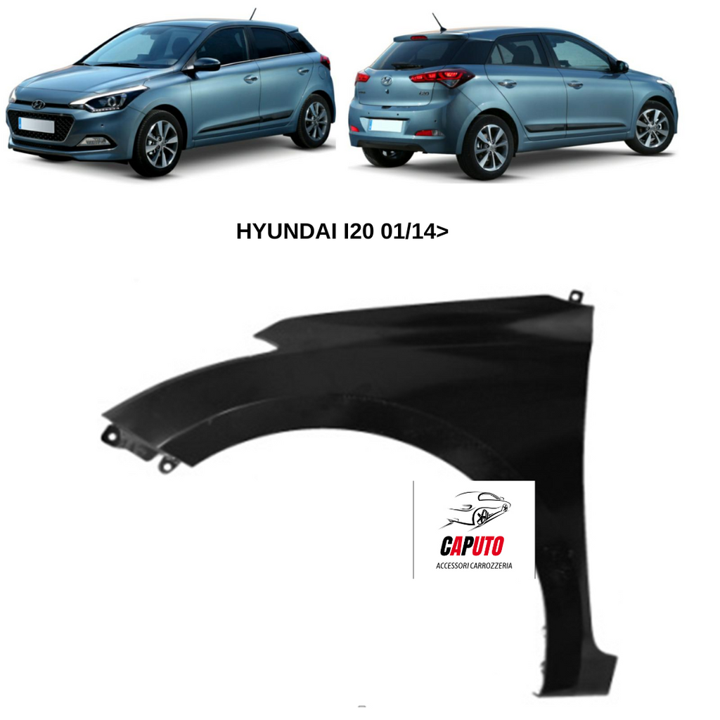 PARAFANGO ANTERIORE/SX S/FORO LUCCIOLA HYUNDAI I20 01/14>