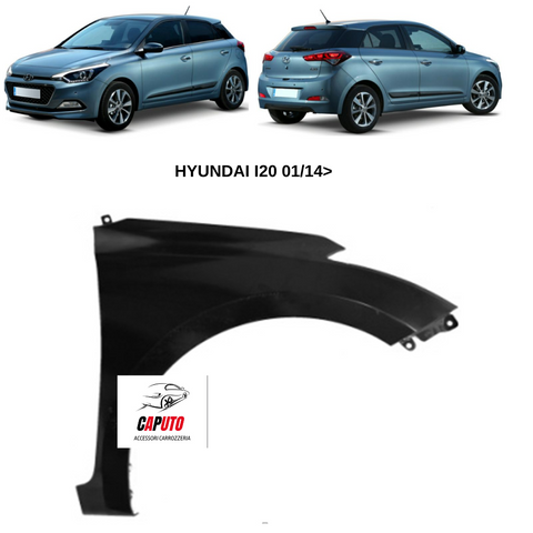 PARAFANGO ANTERIORE/DX S/FORO LUCCIOLA HYUNDAI I20 01/14>