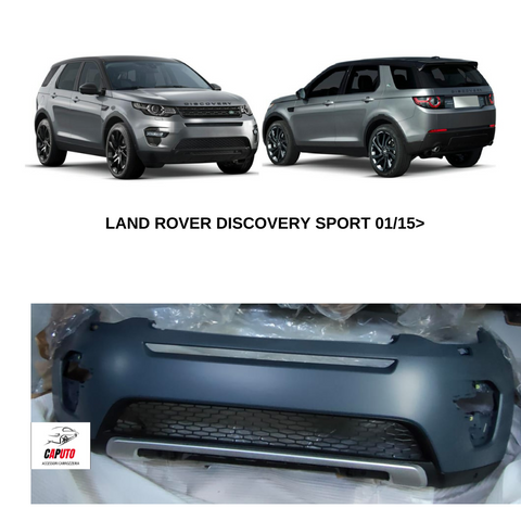 PARAURTI ANTERIORE CON/FENDINEBBIA+PDC LAND ROVER DISCOVERY SPORT 15> MODANATURA ARGENTO