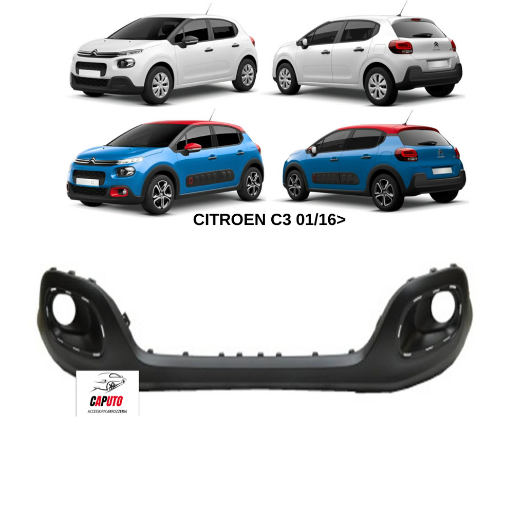 PARAURTI ANTERIORE INFERIORE C/FENDINEBBIA CITROEN C3 01/16>