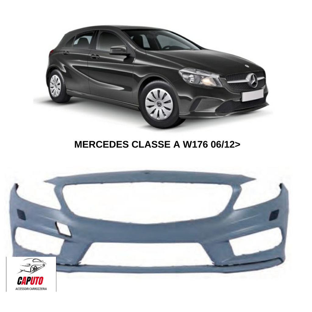 PARAURTI ANTERIORE PRIMERIZZATO C/LAVAFARI MERCEDES CLASSE A W176 06/12> AMG