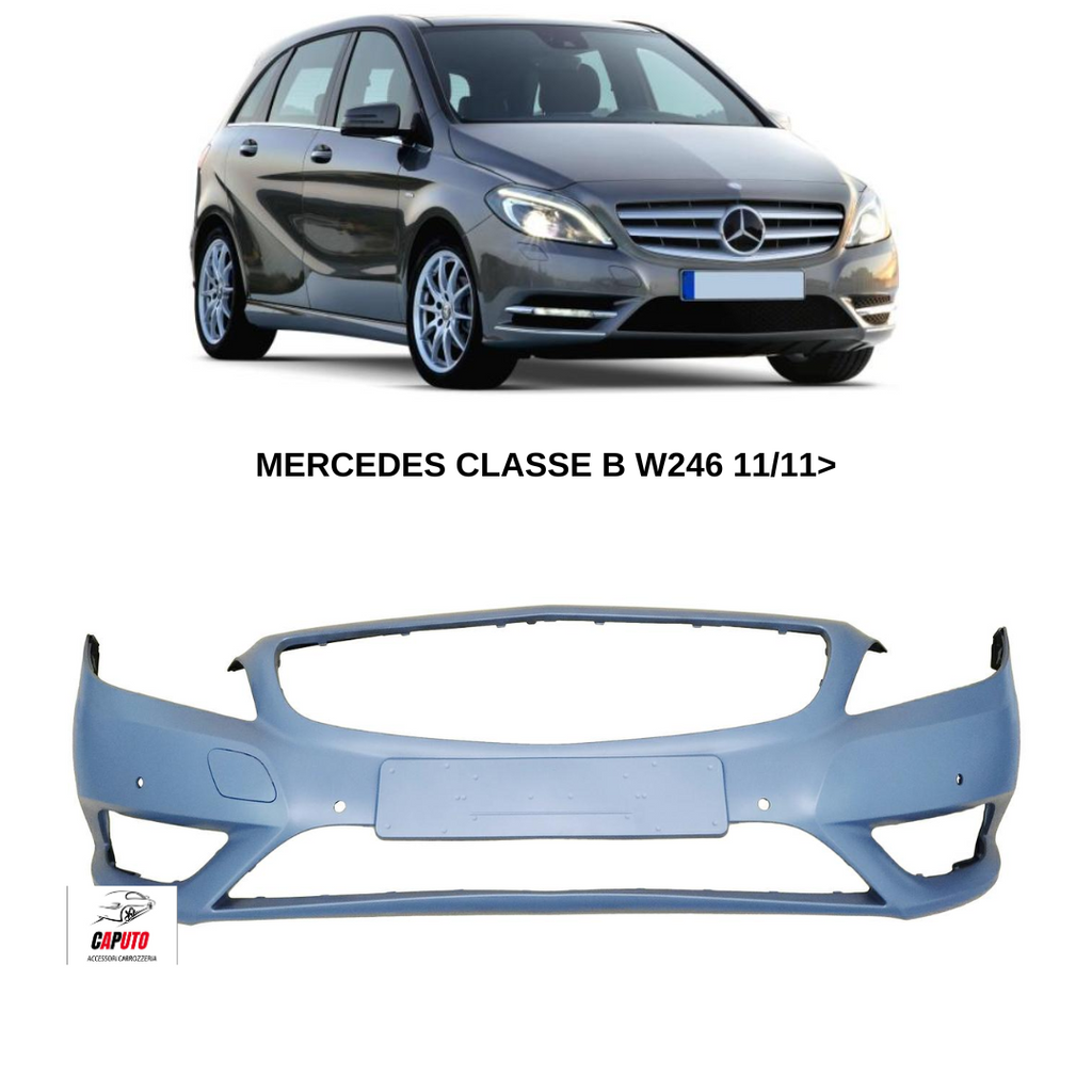 PARAURTI ANTERIORE PRIMERIZZATO C/SENS+PA MERCEDES CLASSE B W246 11/11>