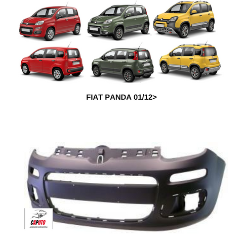 PARAURTI ANTERIORE PRIMERIZZATO FIAT PANDA 01/12>