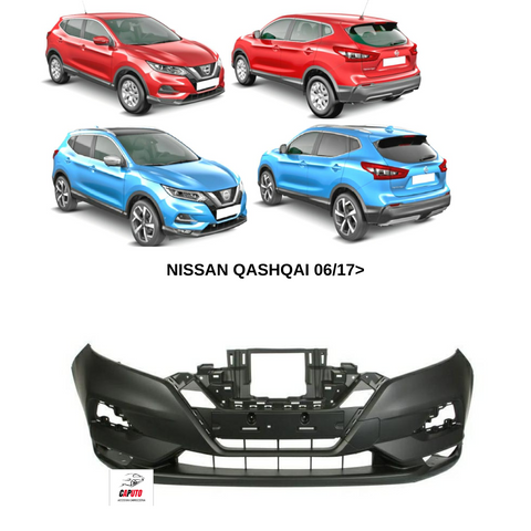 PARAURTI ANTERIORE PRIMERIZZATO NISSAN QASHQAI 06/17> -TUV-