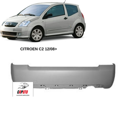 PARAURTI POSTERIORE CITROEN C2 10/03> -TUV-ES-