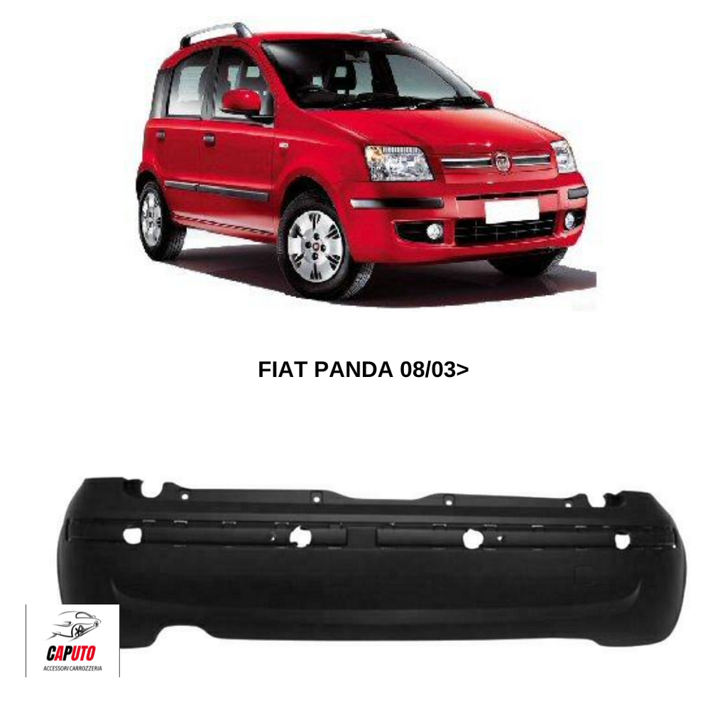 PARAURTI POSTERIORE PRIMERIZZATO FIAT PANDA 08/03>-R2A-