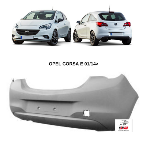 PARAURTI POSTERIORE PRIMERIZZATO OPEL CORSA E 01/14> -TUV-(CAPA)