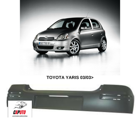 PARAURTI POSTERIORE SUPERIORE SENZA/PRIMER TOYOTA YARIS 03/03>12/05