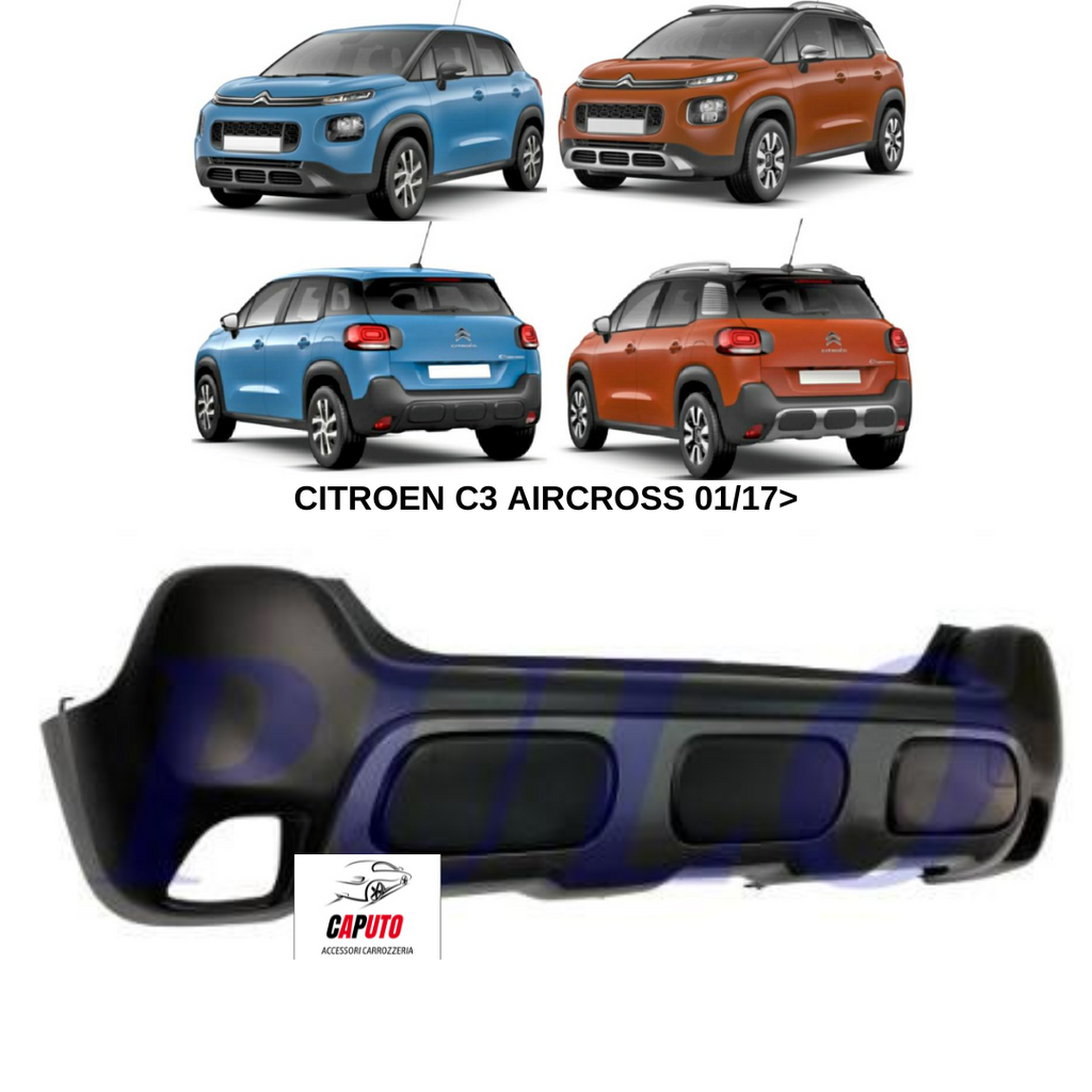 PARAURTI POSTERIORE PRIMERIZZATO C/MODAN CITROEN C3 AIRCROSS 01/17>