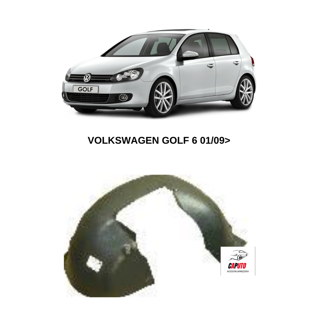 LOCARO ANTERIORE/DX PARTE POSTERIORE VOLKSWAGEN GOLF 6 01/09>