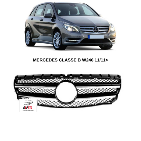 GRIGLIA MERCEDES CLASSE B W246 11/11>NERA-CROMATA PACCHETTO SPORT-NIGHT