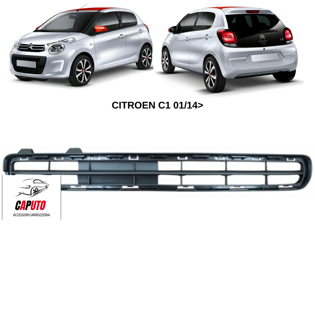 GRIGLIA PARAURTI ANT SUPERIORE CITROEN C1 01/14>