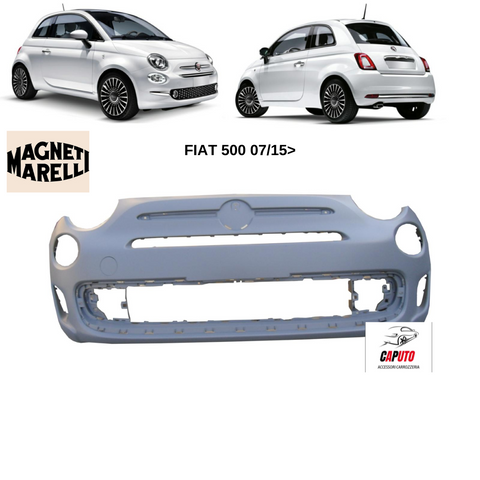 PARAURTI ANTERIORE PRIMERIZZATO FIAT 500 S 07/15>