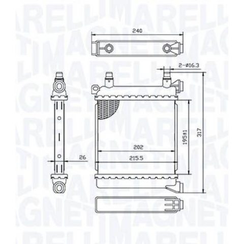 RADIATORE BMW X1 (F48) SDRIVE 18 I - MINI -