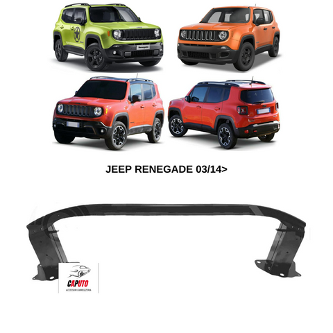 RINFORZO PARAURTI ANTERIORE INFERIORE C/STAFFE DI FERRO JEEP RENEGADE 03/14>