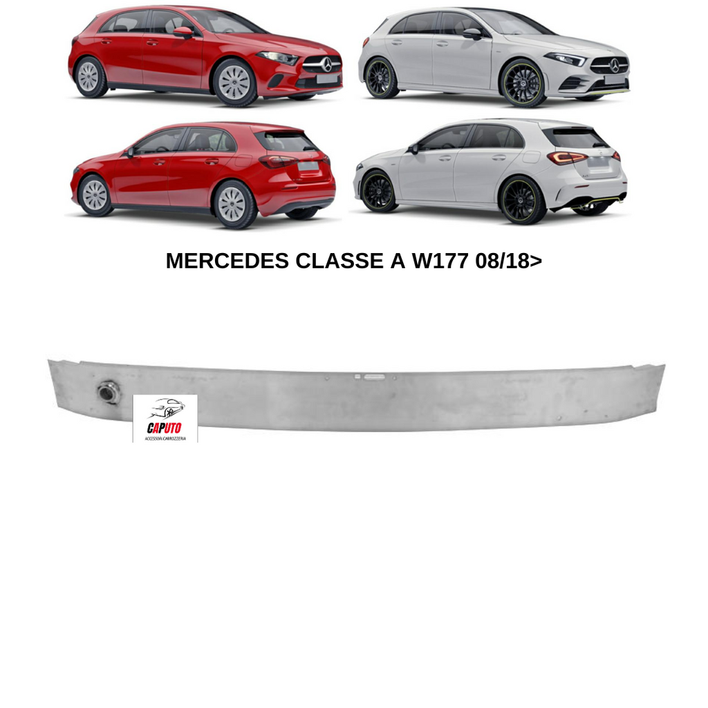 RINFORZO PARAURTI ANTERIORE MERCEDES CLASSE A W177 08/18> B W247 01/19> ALLUMINIO