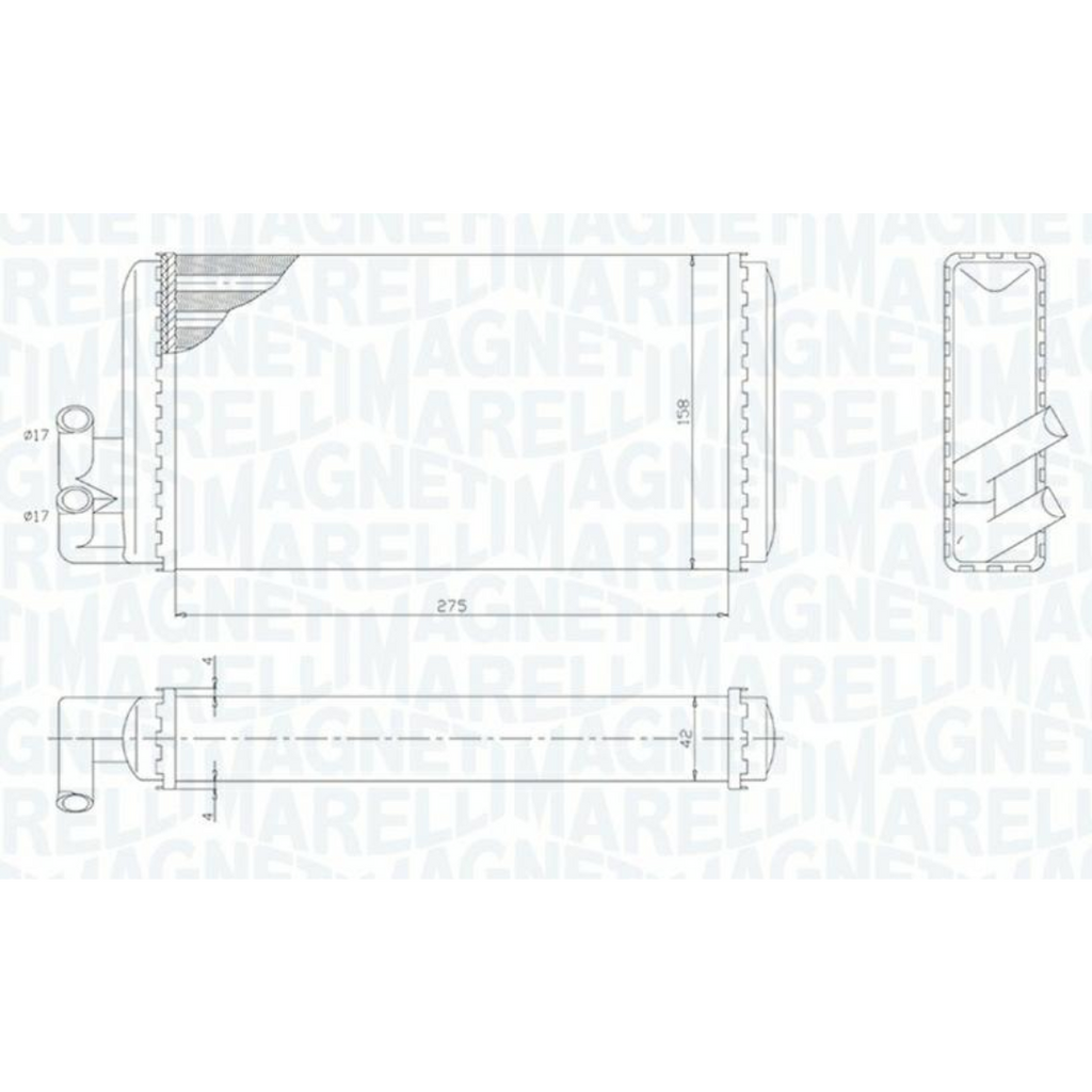 RISCALDATORE VOLKSWAGEN GROUP A6-100-